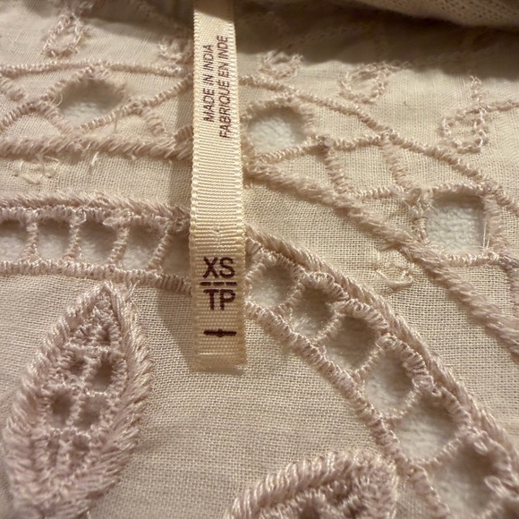 Free People Arctic Circle Crochet-Sleeve Knit Maxi Jacket XS - Picture 5 of 8